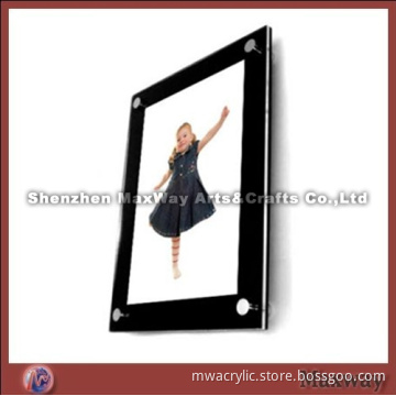 Wall-hanging Black Acrylic Magnet Rahmen